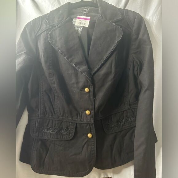 Aziz Burgundy Jacket Size M NWT - Picture 1 of 5